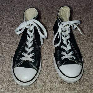 Boys High Top Black Converse
